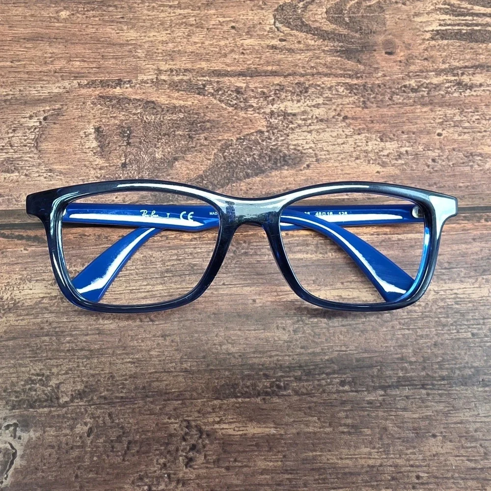 Ray-Ban Junior RB1562 3686 Blue Navy Square Eyeglasses 48-16-125
